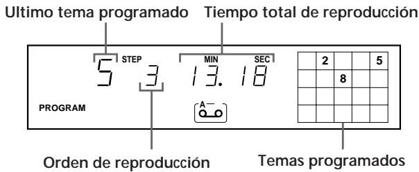 SONY CDP-XE900E - Creación de un programa en el reproductor - 2