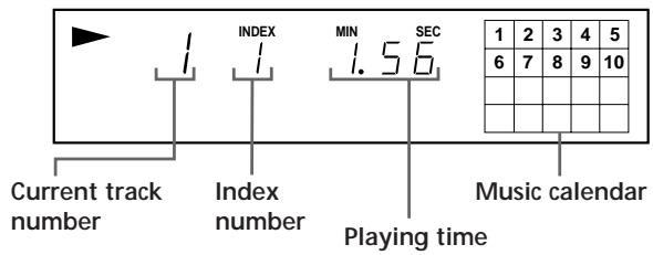 SONY CDP-XE900E - Display information while playing a disc - 1