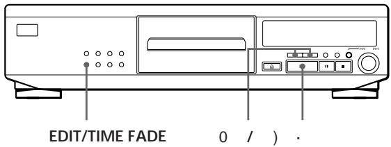 SONY CDP-XE900E - Recording a CD by Specifying Tape Length (Time Edit/Just Edit) - 1