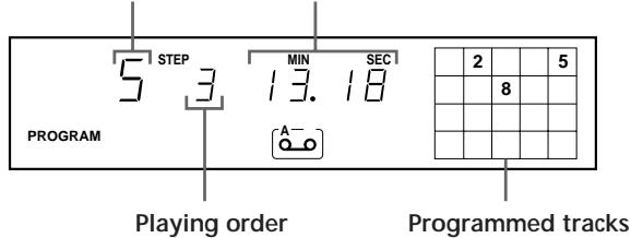 SONY CDP-XE900E - Creating a programme on the player - 2