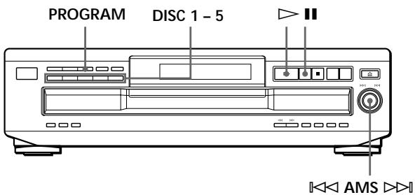 SONY CDP-CE335 - Grabación de un programa propio - 1
