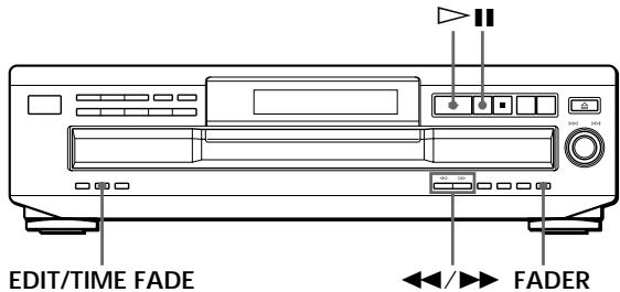 SONY CDP-CE335 - Fondu enchainé d'entrée et desortingie - 1