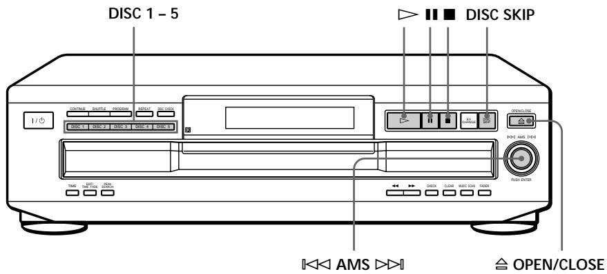 SONY CDP-CE335 - Para detener la reproduccion - 1