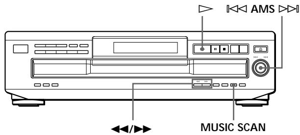 SONY CDP-CE335 - Localización de un temaspecifico o de un punto determinado de un tema - 1