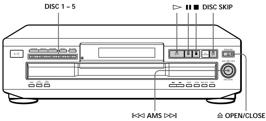 SONY CDP-CE335 - Pour arrêté la lecture - 1