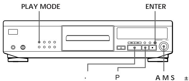 PLAY MODE ENTER • P AMS ±