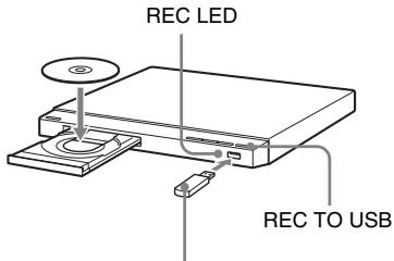 SONY DVP-SR600H - Extraction d'un CD ou copie de fichiers de données sur un pérophérique USB - 1