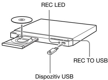 REC LED REC TO USB Dispozitiv USB