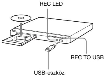 REC LED REC TO USB USB-eszköz