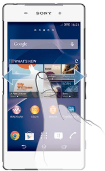SONY XPERIA Z2,  XPERIA TABLET Z2 10,1 - Écran d'accueil - 2