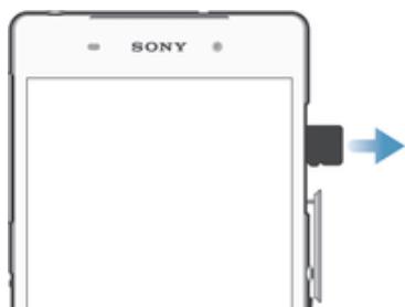 SONY XPERIA Z2,  XPERIA TABLET Z2 10,1 - Pour insérer la carte micro SIM - 4
