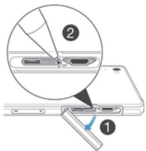 SONY XPERIA Z2,  XPERIA TABLET Z2 10,1 - Redémarrage et réinitialisation - 1