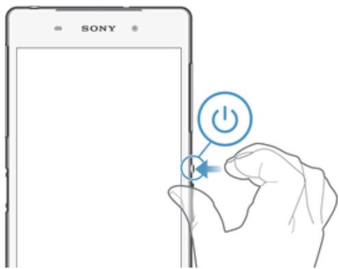 SONY XPERIA Z2,  XPERIA TABLET Z2 10,1 - Pourmettre l'appareil sous tension - 1