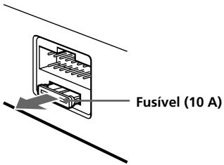 SONY CDX-4240R - Substituição do fusível - 1