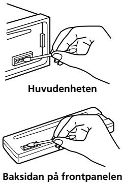SONY CDX-4240R - Rengöra anslutningarna - 1