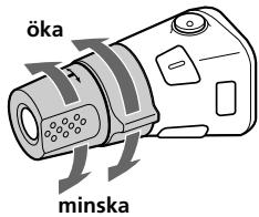 SONY CDX-4240R - Byta styrriktning - 1