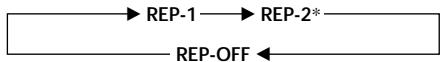 SONY CDX-C5000R - During playback, press ① (REP) repeatedly until the desired setting appears in the display. - 1