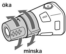 SONY CDX-C5000R - Byta styrriktning - 1