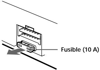 SONY MDX-C8500R - Sustitución del fusible - 1