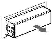 SONY MDX-C8500R - Dismounting the unit - 5