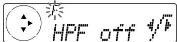 SONY MDX-C8500R - Adjusting the cut-off frequency and the output volume level for the front/rear speakers - 2