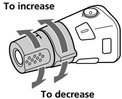 SONY XR-5880R - Changing the operative direction - 1