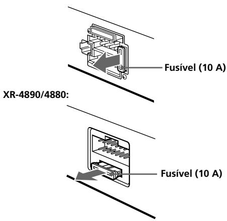 SONY XR-5880R - Substituição do fusível - 1