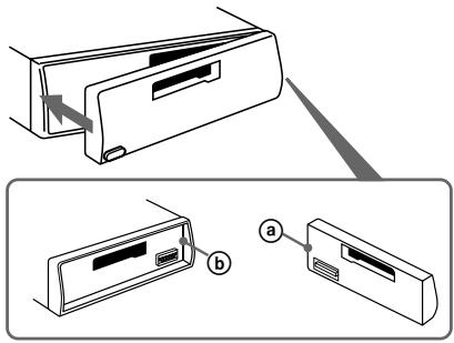 SONY XR-5880R - Inserción del panel frontal - 1