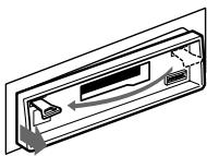 SONY XR-C5109R - Dismounting the unit - 3