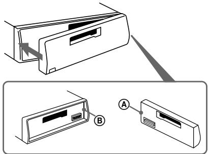 SONY XR-C5109R - Para colocar o panel frontal - 1