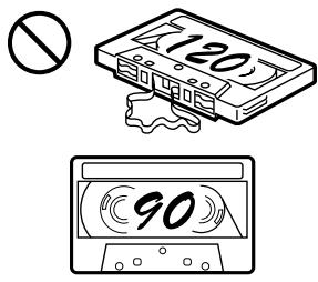 SONY XR-L500 - Pflege der Kassetten - 3