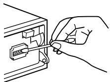 SONY XR-L500 - Pulizia dei connettori - 1