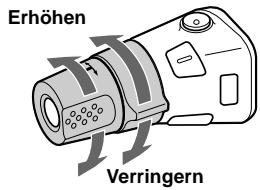 SONY XR-L500 - Wechseln der Drehrichtigung - 1