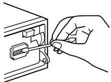 SONY XR-L500 - Cleaning the connectors - 1