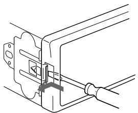 SONY XR-L500 - Estrarre il coperchio frontale - 1