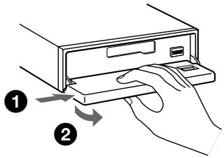 SONY XR-L500 - Press  , then slide the front panel to the right, and gently pull out the left end of the front panel. - 1