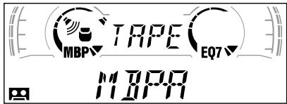 SONY XR-L500 - Appuyez plusieurs fois sur MBP pour Obtir la position d'écoute souhaitée. - 1