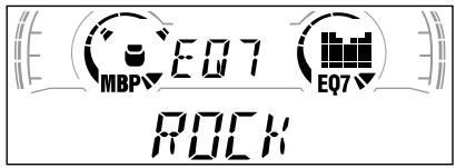 SONY XR-L500 - Sélection de la courbe de l'égaliser - 1