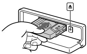 SONY XR-L500 - Druk op (OPEN) en breng een cassette in. - 1
