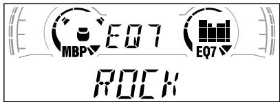 SONY XR-L500 - Selecting the equalizer curve - 1