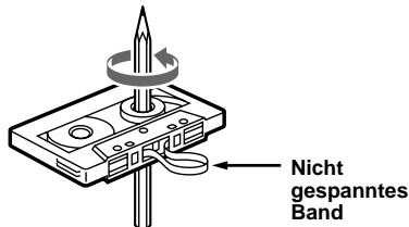 SONY XR-L500 - Pflege der Kassetten - 1