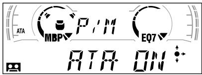 SONY XR-L500 - During tape playback, press (MENU). - 1