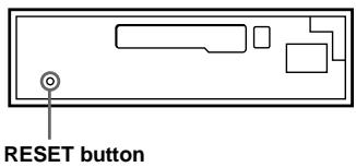 SONY XR-L500 - Resetting the unit - 1
