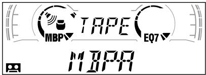 SONY XR-L500 - Press MBP repeatedly for the desired listening position. - 1