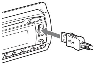 SONY CDX-GT44U - Wiedergabe mit einem USB-Gerät - 1