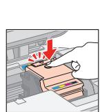 EPSON STYLUS CX3900 - Removing and Installing Ink Cartridges • Retrait et installation des cartouches d'encre • Tintenpatronen entnehmen und einsetzen • Cartridges verwijderen en installeren - 8