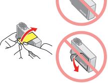 EPSON STYLUS CX3900 - Removing and Installing Ink Cartridges • Retrait et installation des cartouches d'encre • Tintenpatronen entnehmen und einsetzen • Cartridges verwijderen en installeren - 5