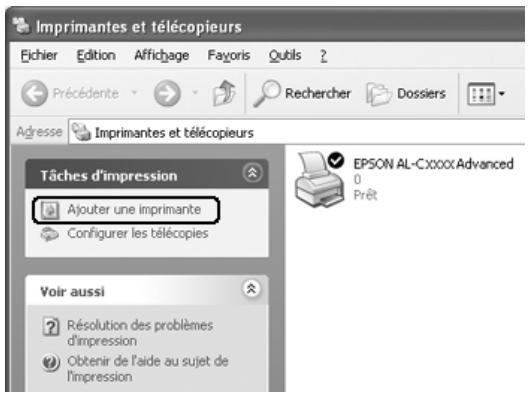 EPSON ACULASER C4200 - Sous windows XP ou 2000 - 1