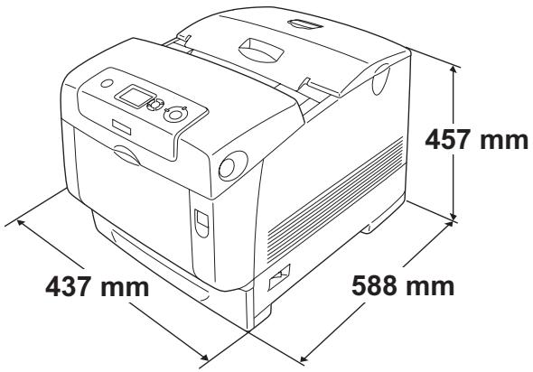 EPSON ACULASER C4200 - Caractéristiques mécaniques - 1