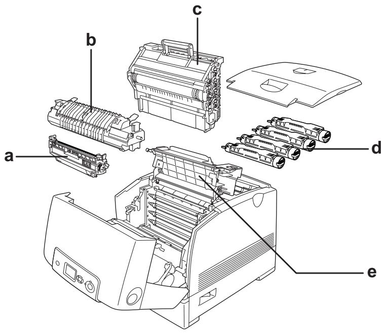 EPSON ACULASER C4200 - Intérieur de l'imprimante - 1